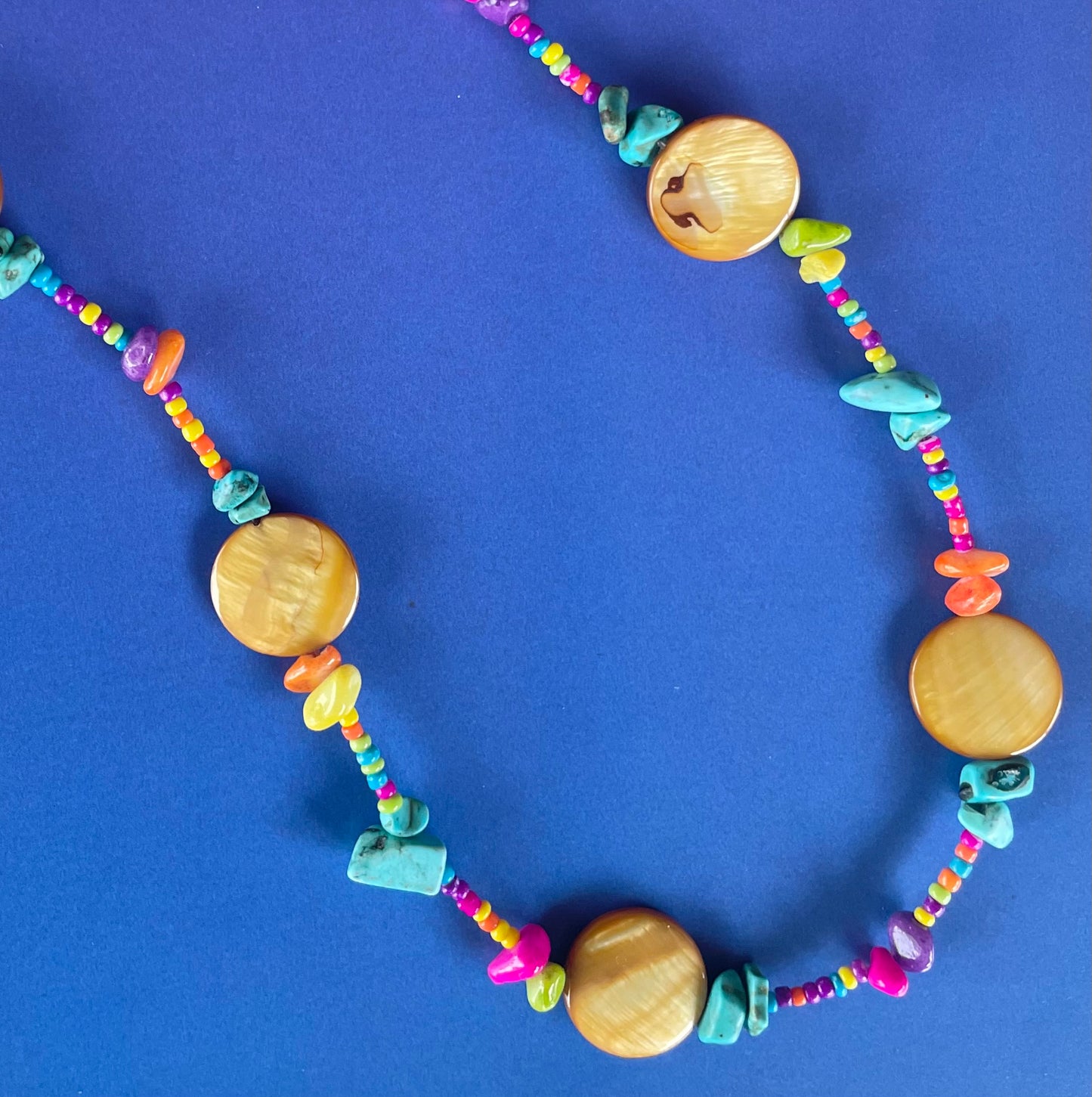 Rock Candy Shell Necklace/Bracelet Wrap