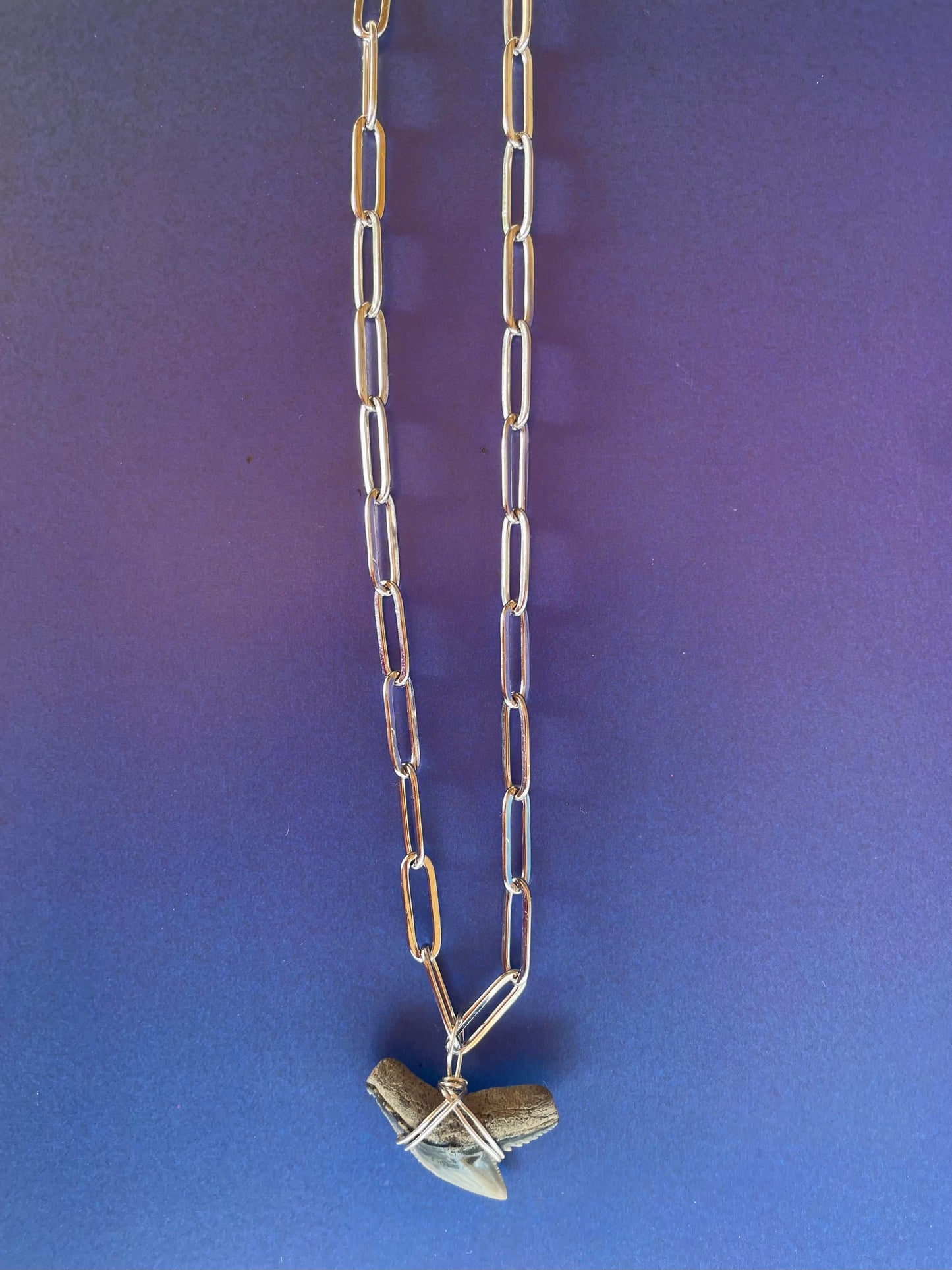 Silver Shark Tooth Necklaces